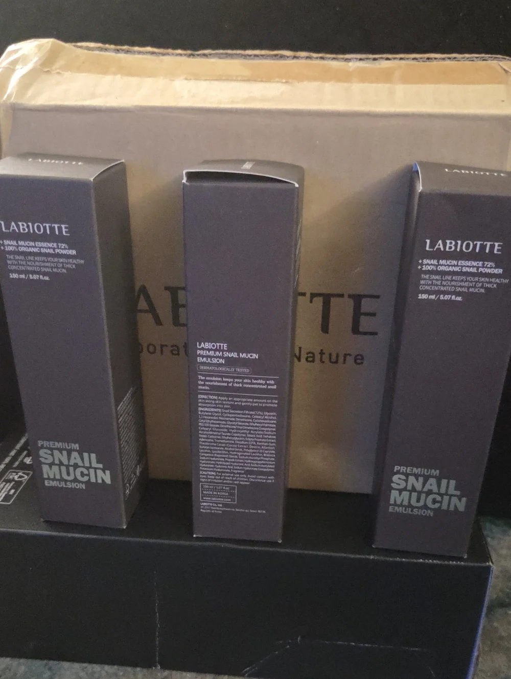 Korean Face Care Premium Snail Mucin Emulsion - $20 Each